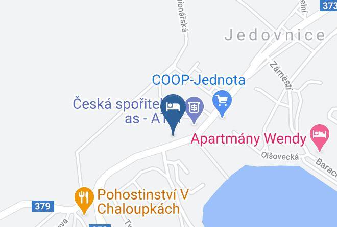 Blansko - Levne Ubytovani Jedovnice Maps