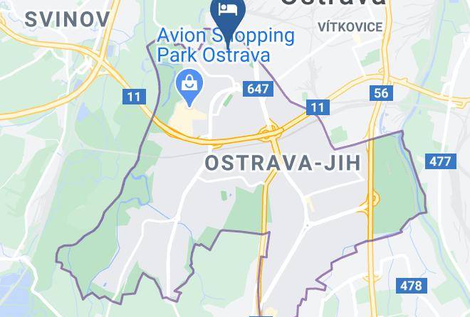 Ostrava - Levne Ubytovani Maps