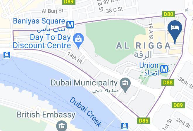Dubai - Le Wana Hotel Maps