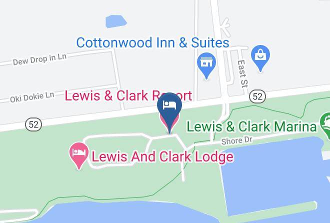 Lewis & Clark Resort Map