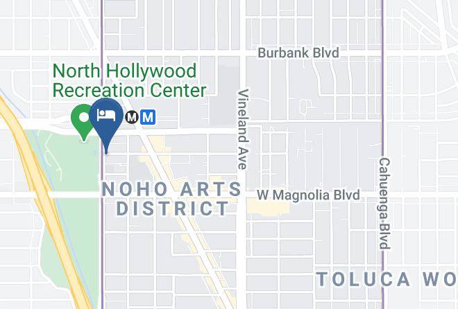 Los Angeles - Lexen Hotel North Hollywood Universal Studios Maps