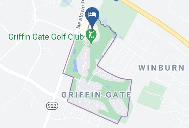 Fayette - Lexington Griffin Gate Marriott Golf Resort & Spa Maps