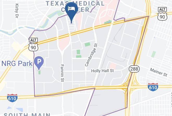 Lexington Hotel Houston Medical Center Map