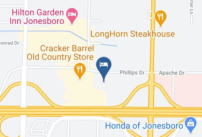 Lexington Suites Of Jonesboro Map