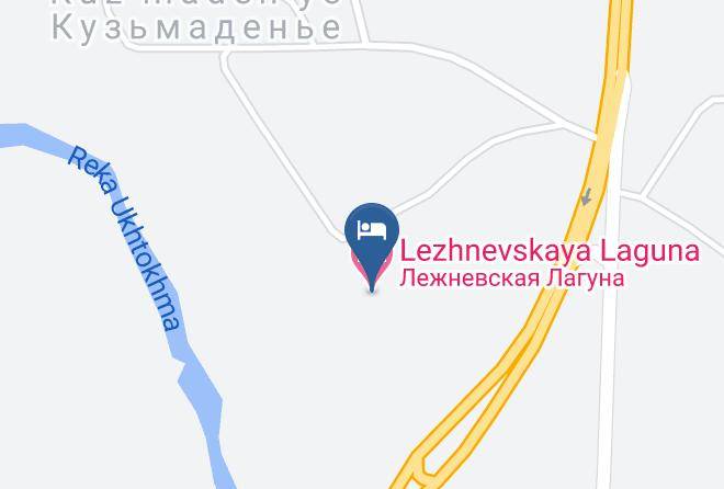 Lezhnevskaya Laguna Map
