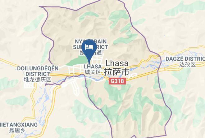 Lhasa - Lhasa Civil Administration Welfare Hotel Maps