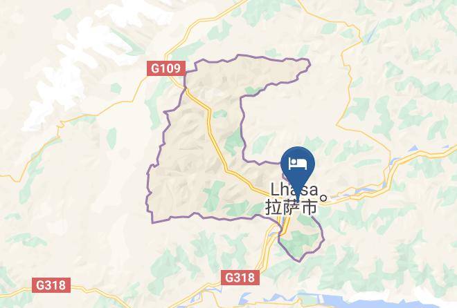 Lhasa - Lhasa Railway Station Magnolia Hotel Maps