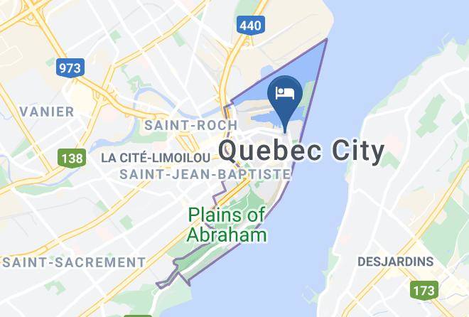 Capitale Nationale - Hotel Le Germain Quebec Maps