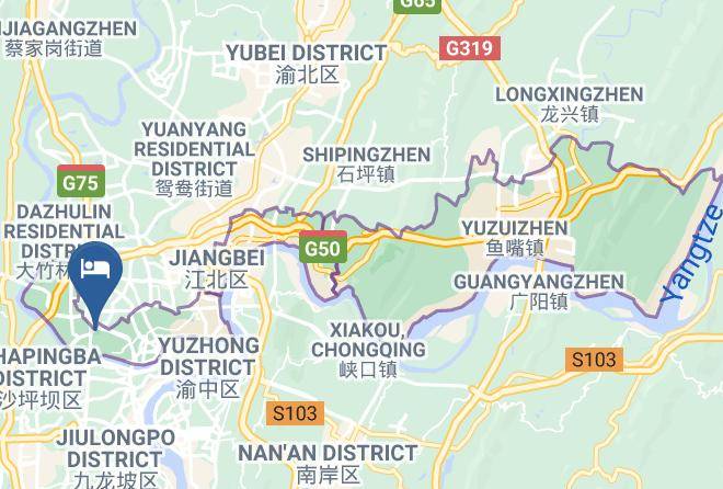 Jiangbei District - Liangjiang Xingchen Hotel Maps