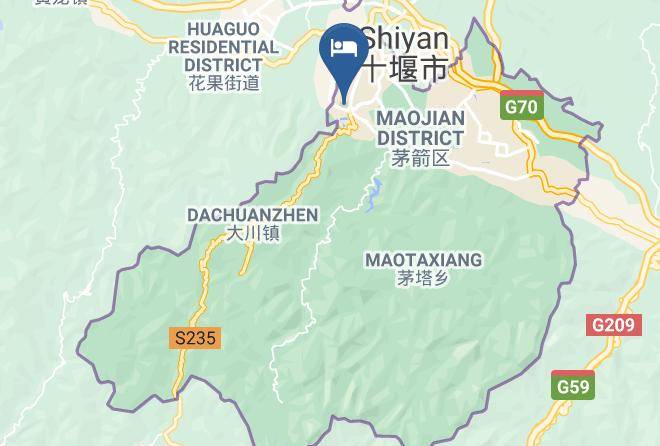 Shiyan - Liangyuan Hotel Maps
