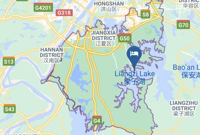 Liangzi Lake Dragons Bay Resort Wuhan Map