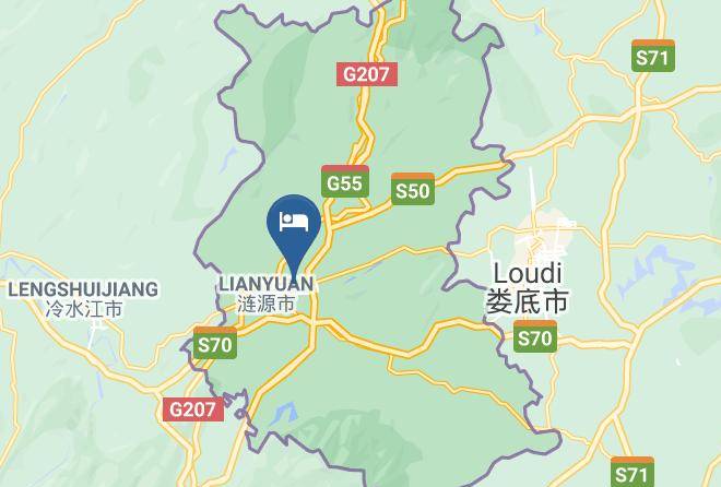 Loudi - Lianyuan Longting Hotel Maps