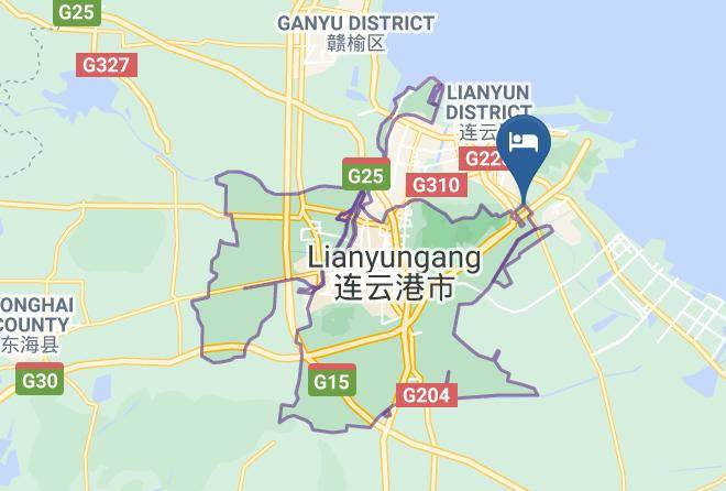 Lianyungang - Lianyungang Kangyuan Ginkgo Eco Hotel Maps
