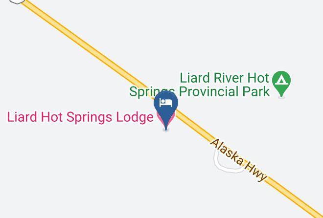 Northern Rockies - Liard Hot Springs Lodge Maps