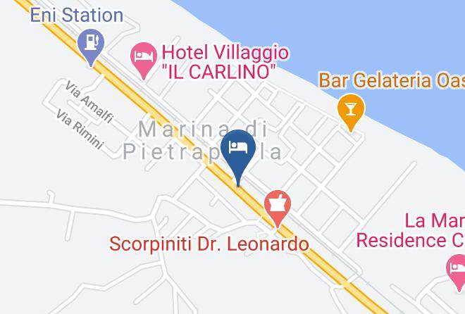 Cosenza - Libero Hotel Vacanzeventi Maps