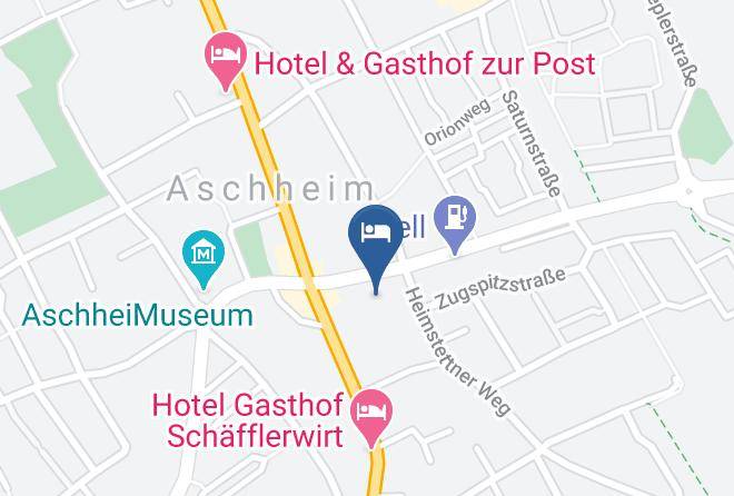 Achat Hotel Schreiberhof Aschheim Map