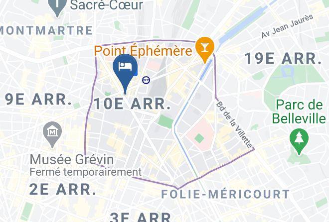 Paris - Hotel Libertel Gare Du Nord Suede Maps
