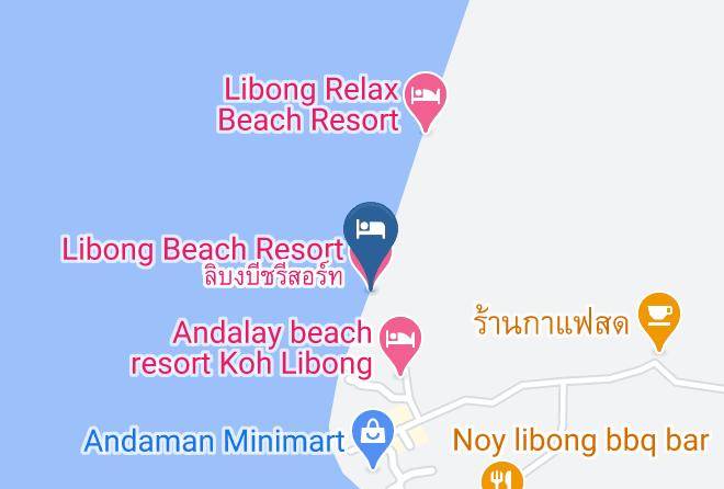 Amphoe Kantang - Libong Beach Resort Maps