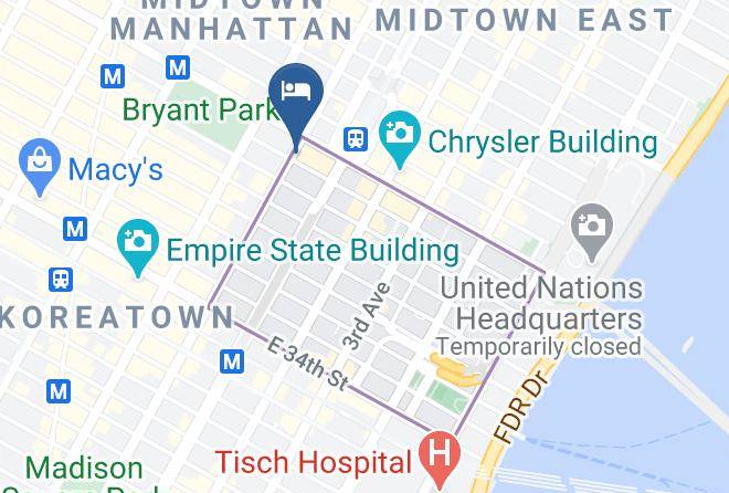 New York - Library Hotel By Library Hotel Collection Maps