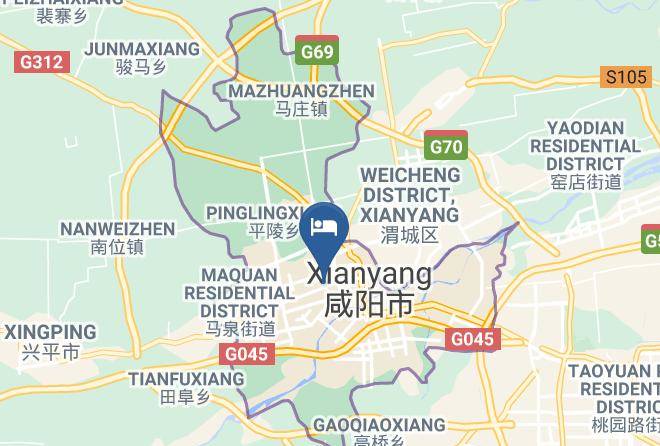 Xianyang - Licai Tianxi Hotel Maps