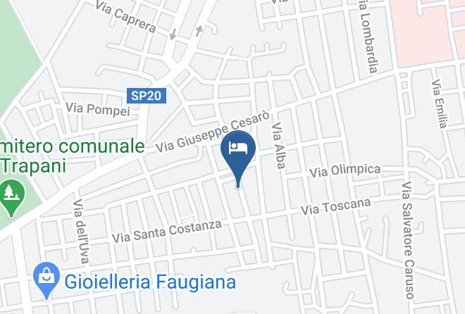 Trapani - Licata Posti Letto Maps