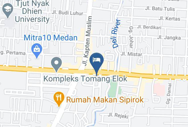 Kota Medan - Lida Hotel Maps