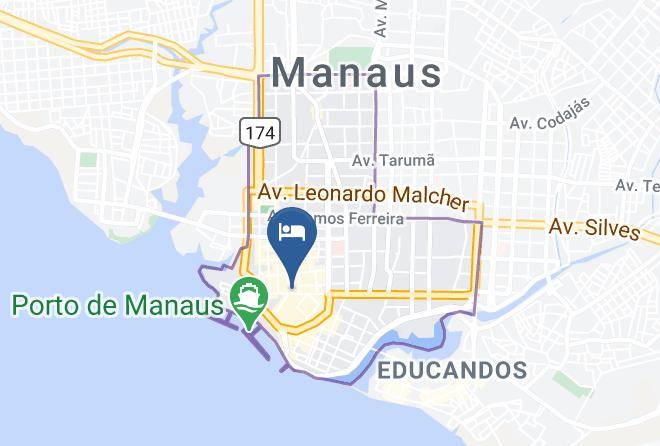 Manaus - Lider Hotel Manaus Maps