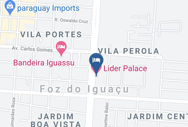 Foz Do Iguacu - Lider Palace Hotel Maps