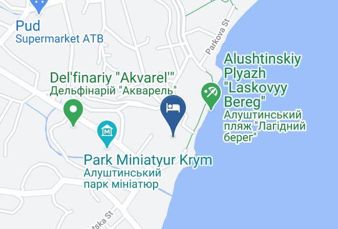 Alushta - Lidiya Otel' Maps