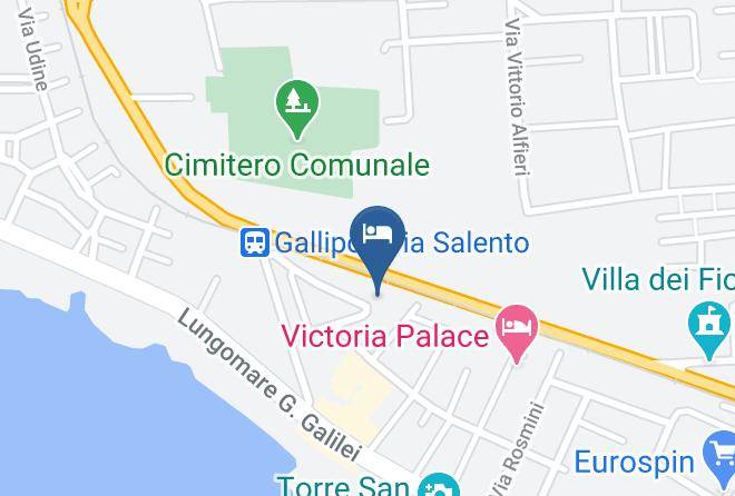 Lecce - Lido Beach 1 Gallipoli Maps