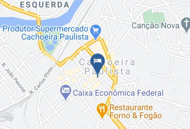 Cachoeira Paulista - Lido Hotel Maps