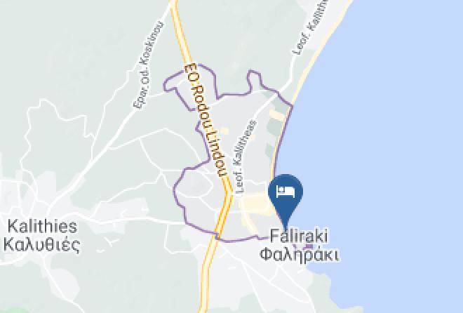 Dodecanese - Lido Star Faliraki Rhodes Maps