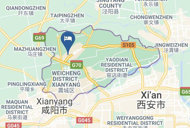 Xianyang - Lidu Business Hotel Maps