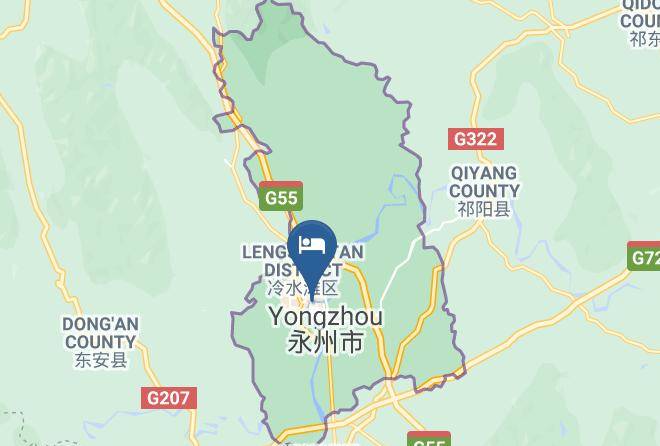 Yongzhou - Lidu Hotel Maps