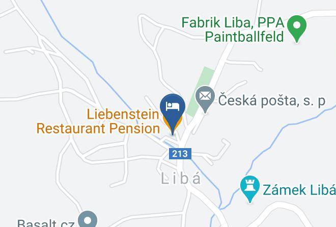 Cheb - Liebenstein Restaurant Pension Maps