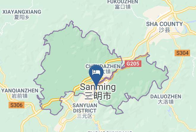 Sanming - Liedong Hotel Maps