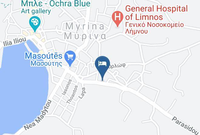 Lemnos - Lieon Hotel Maps