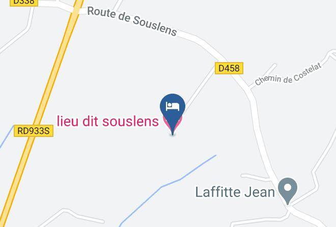 Lieu Dit Souslens Map