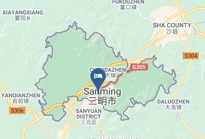 Sanming - Liexi Restaurant Maps