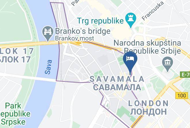 Belgrade City - Life Design Hotel Maps