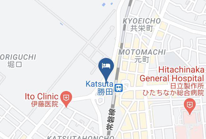 Hitachinaka City - Life In Katsuta Station West Maps