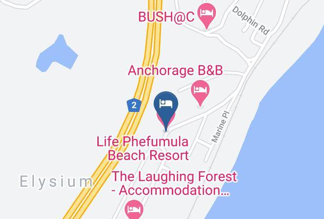 Ugu - Life Phefumula Beach Resort Maps