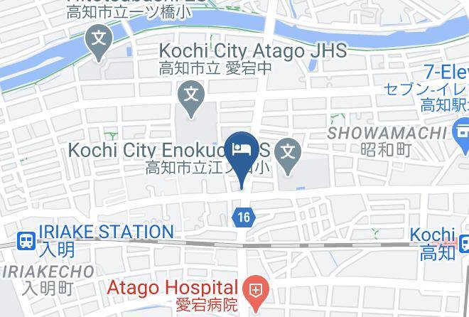 Kochi City - Life Style Hotel Ichi Maps