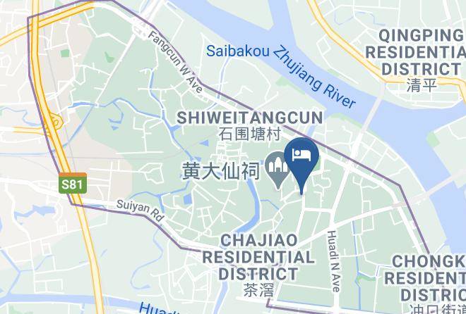Guangzhou - Life Yajo Hotel Fangcun Metro Maps