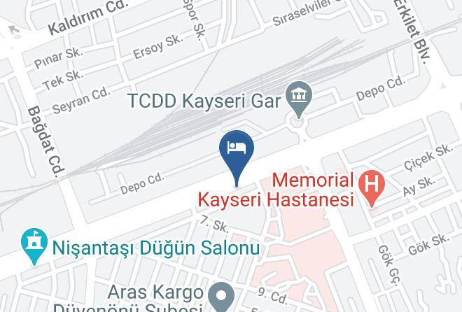 Kocasinan - Lifos Otel Maps