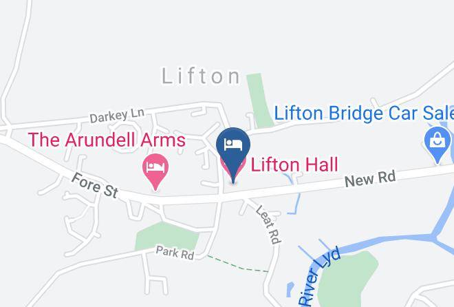Devon - Lifton Hall Hotel Maps