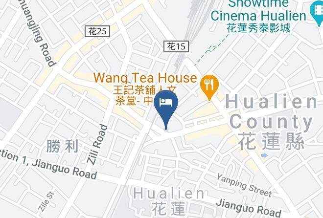Liga Hotel Mapa - Taiwan - Hualiennty