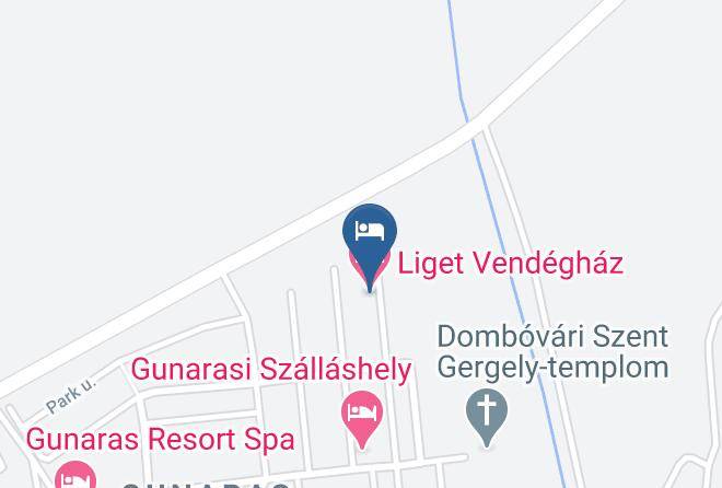 Liget Vendeghaz Map