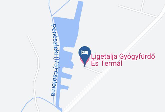 Peneszlek - Ligetalja Gyogyfurdo Es Termal Hotel Maps