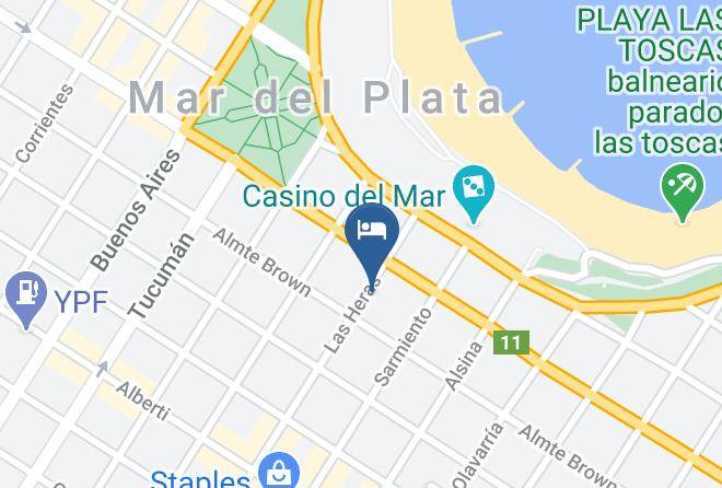 General Pueyrredon Partido - Hotel Luz Y Fuerza Maps
